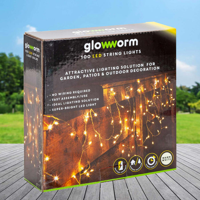 Glowworm Branch String Lights - Warm White LED