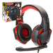 Pro Gaming LED Headset & Mic Red Light Up Speakers - Warrior World