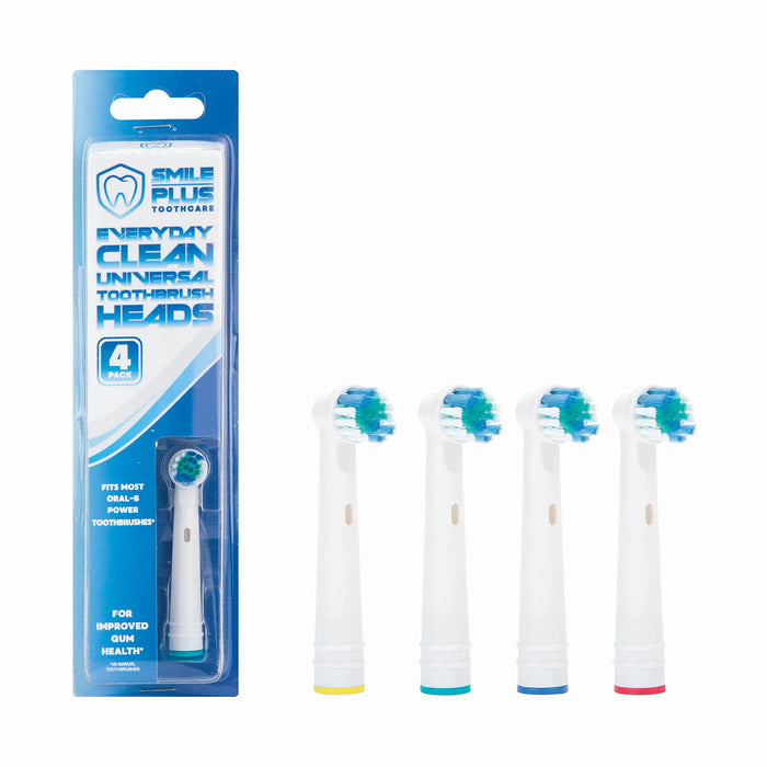 Electric Toothbrush Heads Replacement Bristle Fading Technology 4 Pack