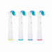 Electric Toothbrush Heads Replacement Bristle Fading Technology 4 Pack