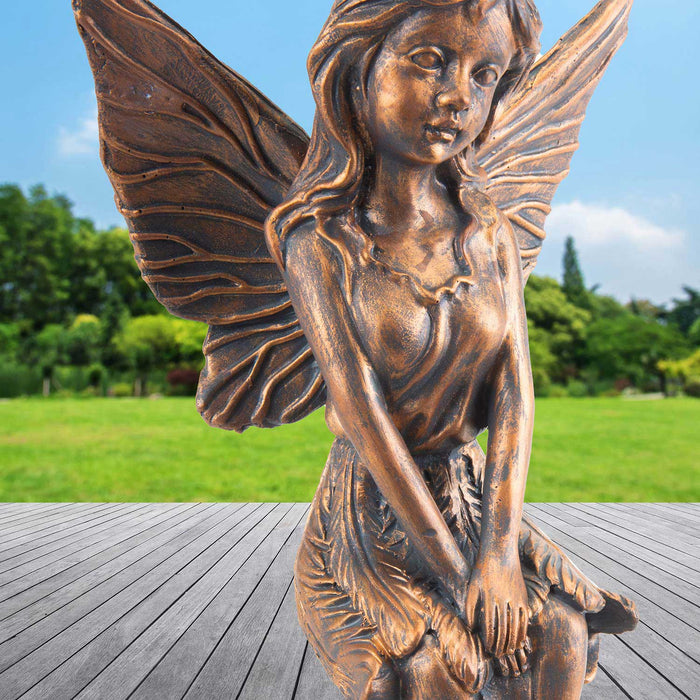 Enchanted Bronze Fairy Garden Ornament