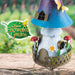 Enchanted Toadstool Fairy House - Metal Garden Ornament