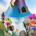 Enchanted Toadstool Fairy House - Metal Garden Ornament