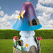 Enchanted Toadstool Fairy House - Metal Garden Ornament