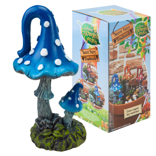 Enchanted Fairy Toadstool Secret Garden Ornament