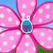 Assorted Dotty Flower Windmills - Pink, Purple or Blue 29cm