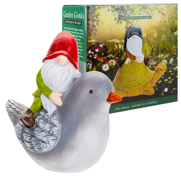 Gonk On Pigeon Garden