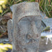 Easter Island Stone Bust Head 12" Zen Garden Ornament