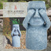 Easter Island Hiding Planter - See No Evil - 12" Zen Garden Ornament