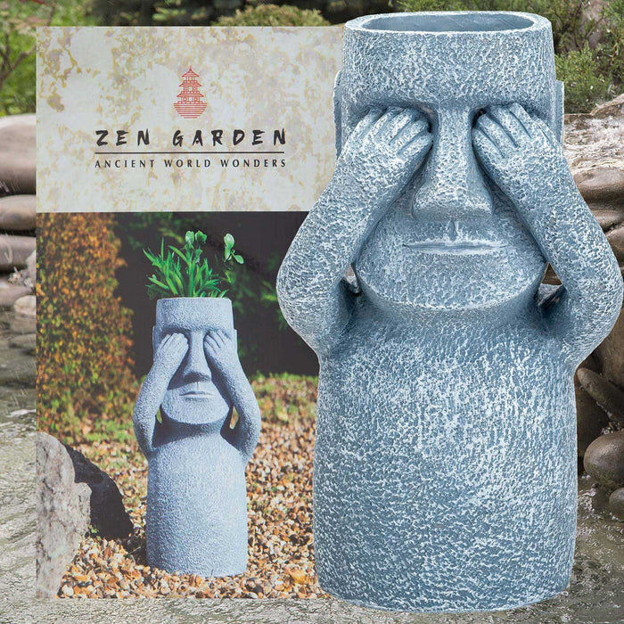Easter Island Planter - 12" Zen Garden Ornament