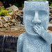 Easter Island Quiet Planter - Speak No Evil - 12" Zen Garden Ornament