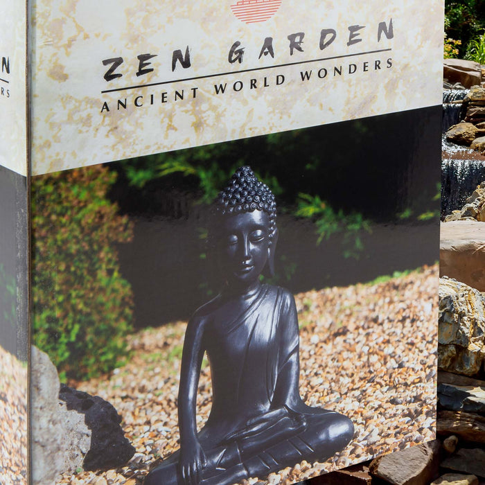 Zen Garden Meditating Buddha 12" Ornament