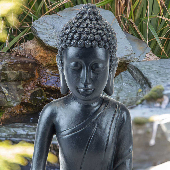 Zen Garden Meditating Buddha 12" Ornament