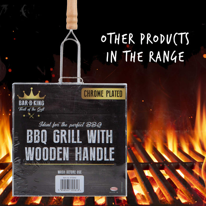 Chrome Plated Steel Skewers BBQ 5 Pack