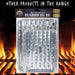 Chrome Plated Steel Skewers BBQ 5 Pack