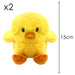 Baby Chick Soft Toy Easter Plush - 100% Recycled Material (2 Pack)