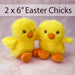 Baby Chick Soft Toy Easter Plush - 100% Recycled Material (2 Pack)