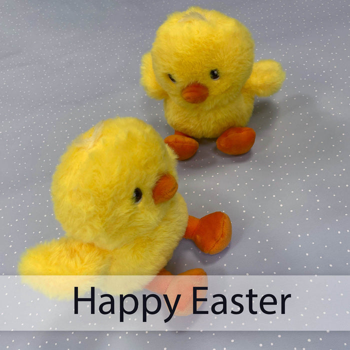 VFM - Baby Chick Soft Toy Easter Plush - 100% Recycled Material (2 Pack) 15cm