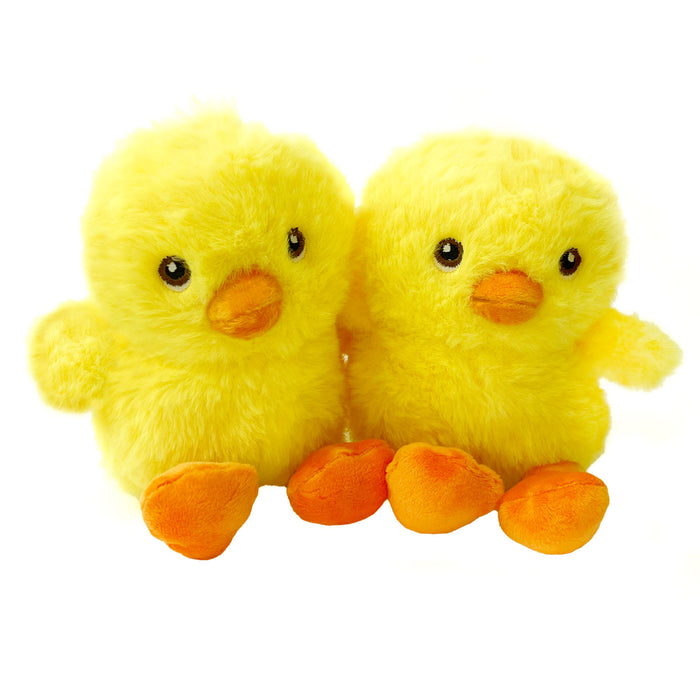 Baby Chick Soft Toy Easter Plush - 100% Recycled Material (2 Pack) 15cm