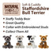 Staffordshire Soft Toy White Staffy, Bull Terrier Cuddly Toys