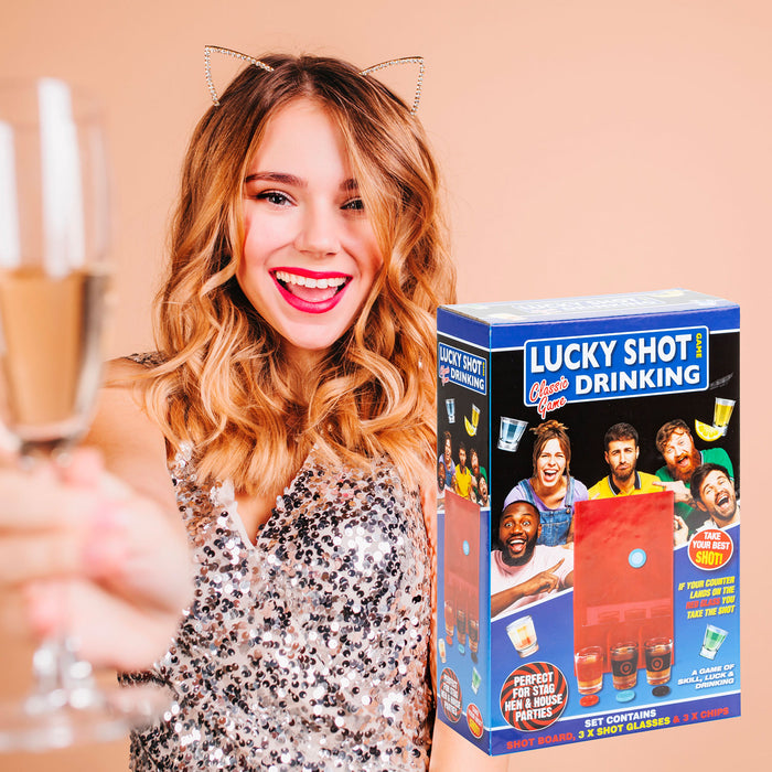 Lucky Shot Slot Drinking Game Gift