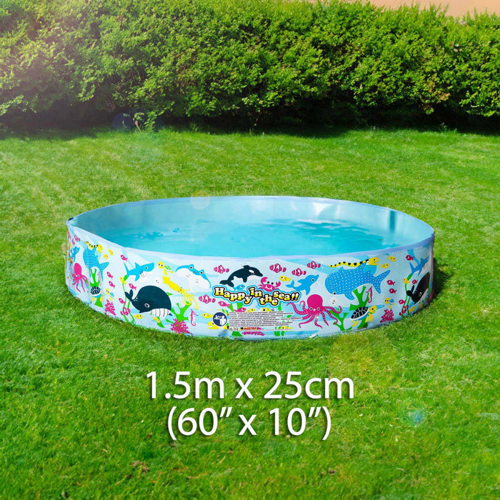 Children's Paddling Pool 5ft, Rigid No Inflation 5ft x 25cm