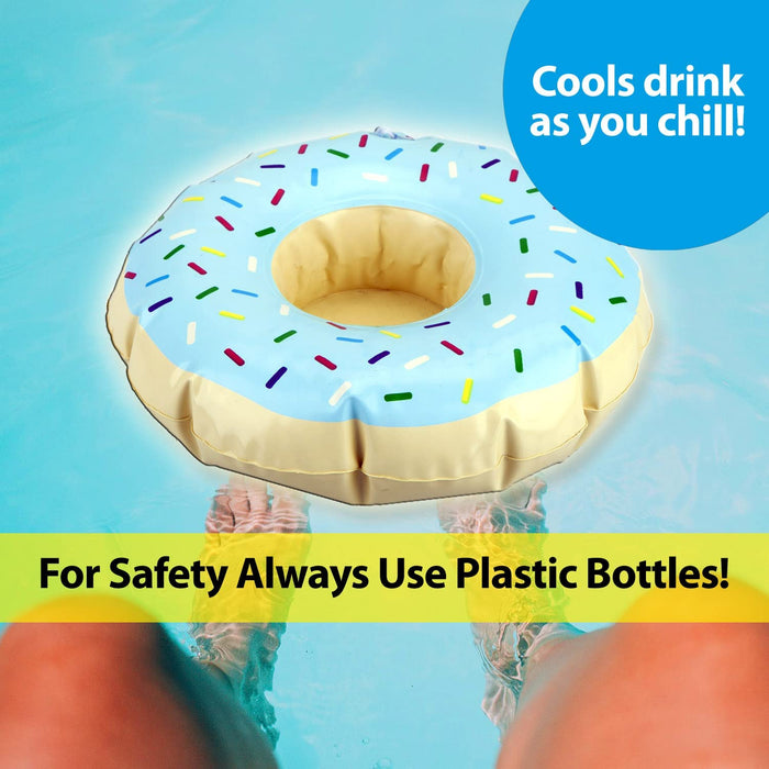 Inflatable Donut Drink Holder Pool