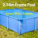 Medium Rectangular Pool Frame 2.6m x 1.8m - Wild 'n Wet