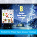 Christmas Window Stickers Decorations Gel Stickers (20cm x 20cm) 3 pack