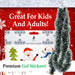 Christmas Window Stickers Decorations Gel Stickers (20cm x 20cm) 3 pack