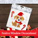 Christmas Gel Window Stickers Decorations (20cm x 20cm) 4 Assorted