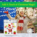Christmas Gel Window Stickers Decorations (20cm x 20cm) 4 Assorted