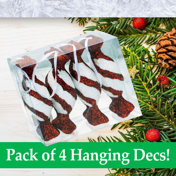 Candy Cane Sweet Hanging Christmas Tree Decorations ( . Assorted)