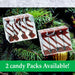 Candy Cane Sweet Hanging Christmas Tree Decorations (4 x 9. 5cm Assorted)