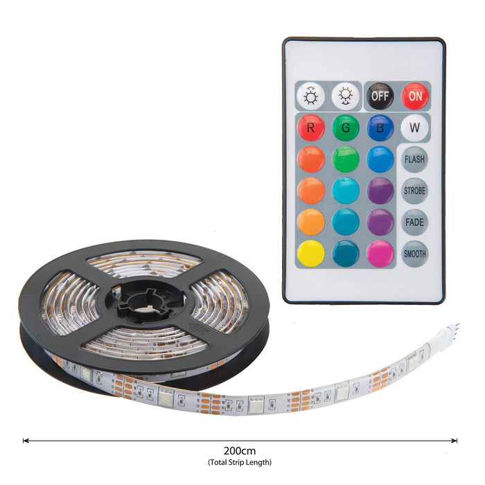 2M LED Strip Lights with Remote