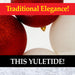 Red & White 10cm Baubles Assorted (4 Pack) - Christmas Tree Decorations