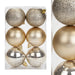 6Cm Baubles Assorted 24 Pack