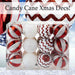 Red & White Baubles Candy Cane (24 Pack) - Christmas Tree Decorations