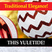 Red & White 6cm Baubles Candy Cane (24 Pack) - Christmas Tree Decorations