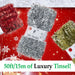 Christmas Tinsel Decorations for Christmas Tree (Red)