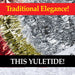 Christmas Tinsel Decorations for Christmas Tree (Red)