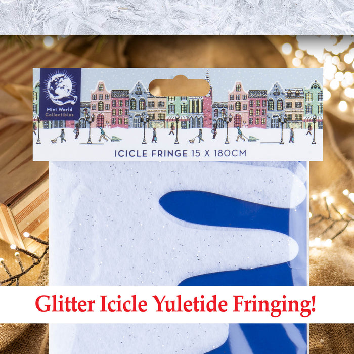 Decorative Icicle Fringe for Christmas (15cm x 180cm)