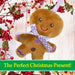 Gingerbread Hanging Christmas Decorations for Mini Plush Pack of 4