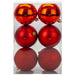 Vfm-Christmas Baubles - Pack Of 6- 8Cm