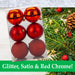 Vfm-Christmas Baubles - Pack Of 6- 8Cm