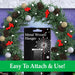 Silver Metal Wreath Hanger for Christmas Wreaths