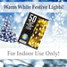 Indoor Copper Wire Lights- Warm White- Christmas Lights (50)