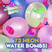 Water Balloons 20 Pack Easy Fill Assorted Neon - Brightly Coloured