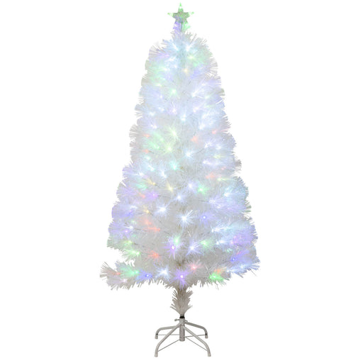 White Fibre Optic Christmas Tree 180cm