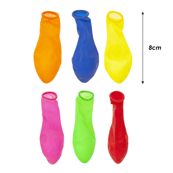 100pc Neon Self Sealing Water Bombs, for Summer, Great for Kids